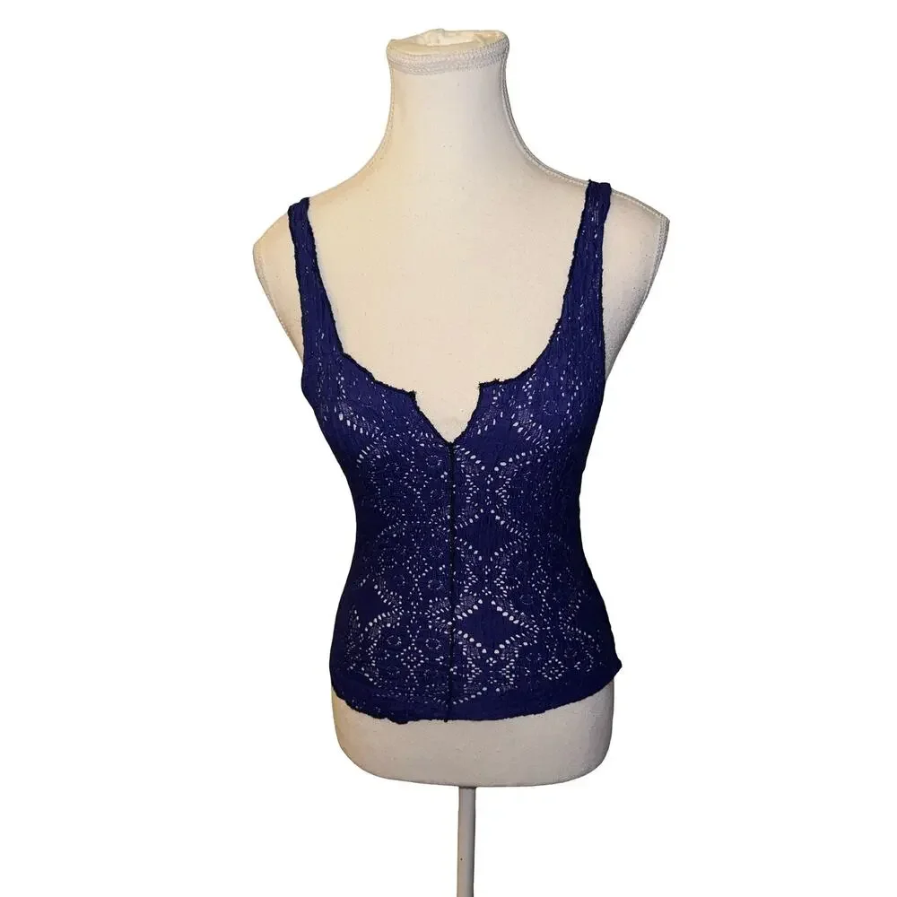 Intimately Free People Lace Stretch Tank